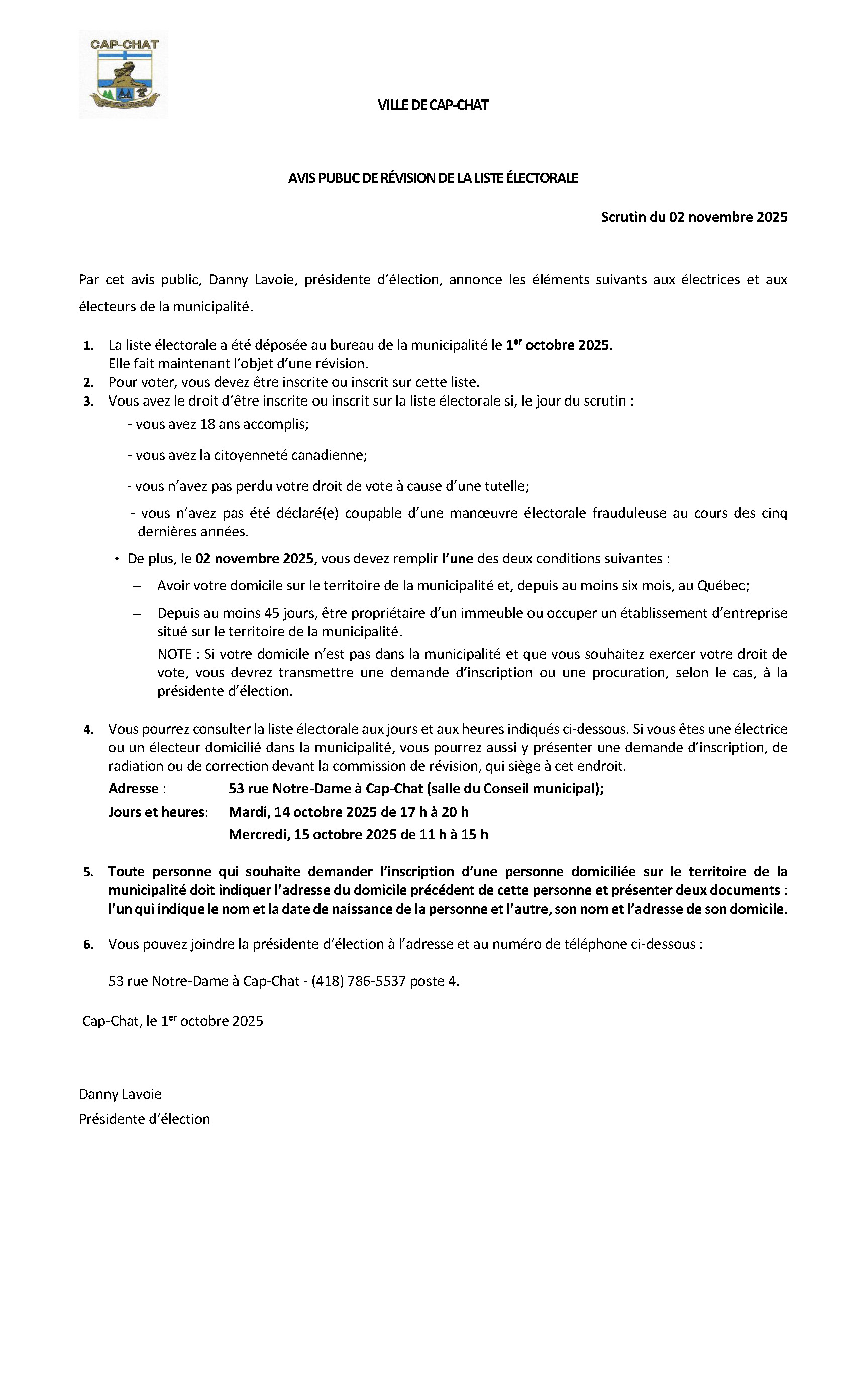 AP RevisionListe